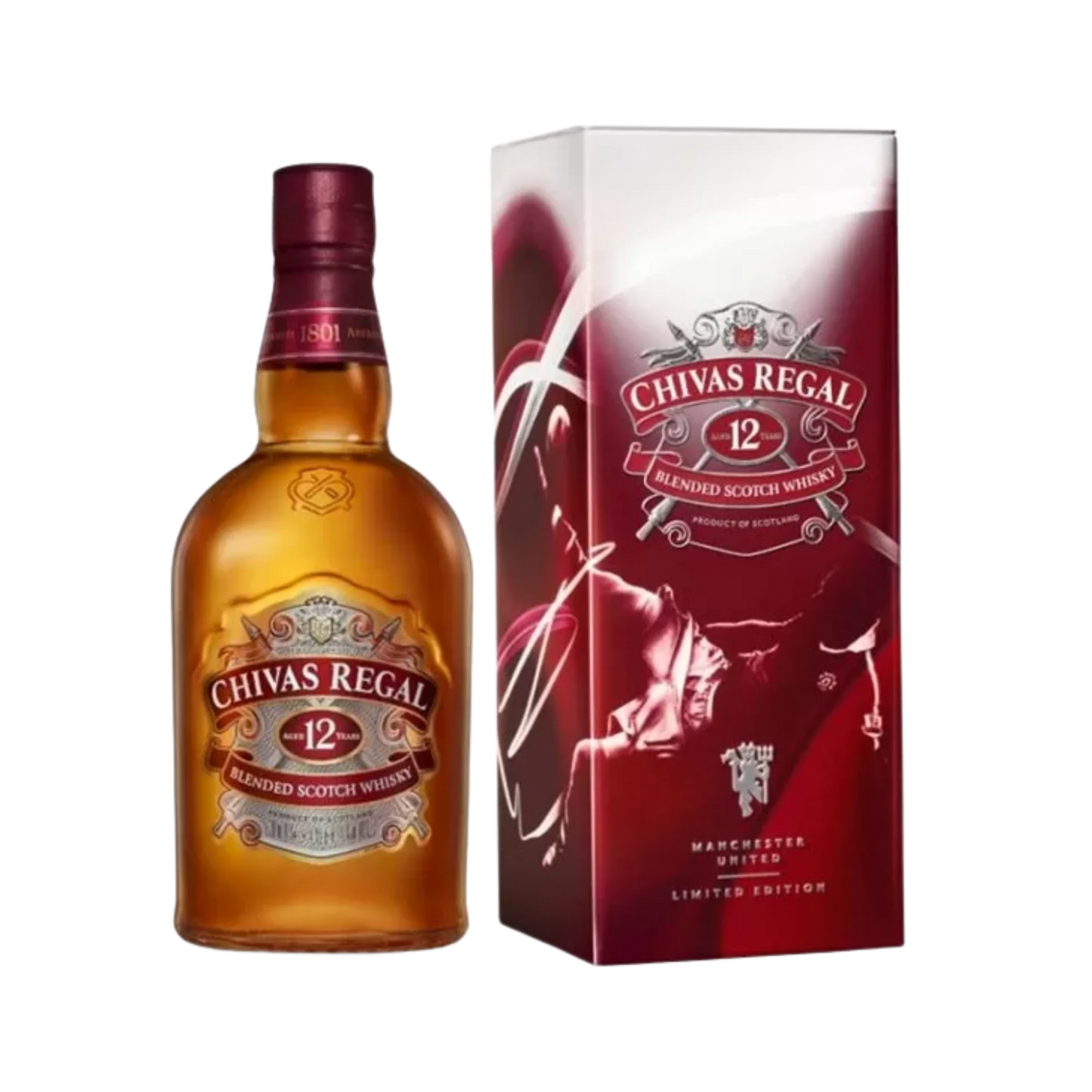 Chivas Regal - 12 years Manchester United Limited Edition Blended Scotch Whisky