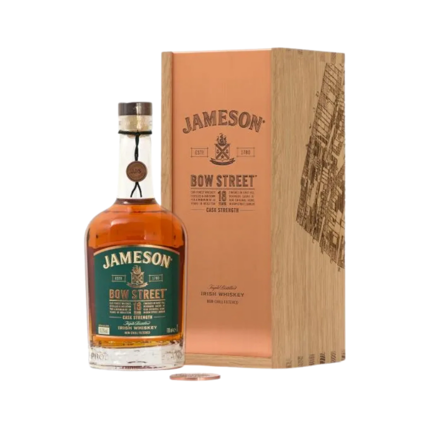 Jameson - 18 years Bow Street Edition Cask Straight Triple Distilled Irish Whisky