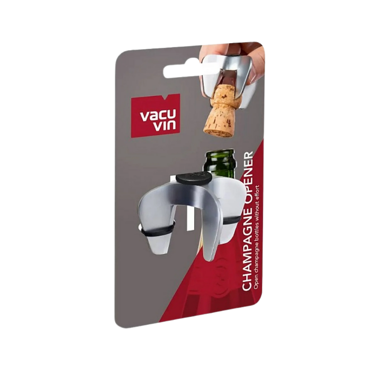 Vacu Vin - Pezsgősüveg nyitó inox, rozsdamentes acél (pezsgőnyitó)
