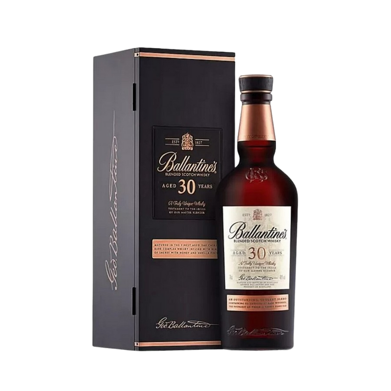 Ballantine's - 30 years Blended Scotch The Truly Unique Whisky