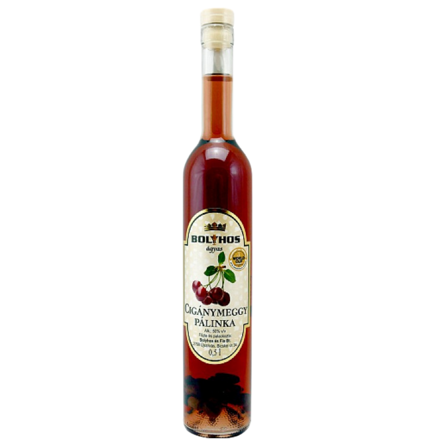 Bolyhos - Cherry Pálinka with Fruit Bed