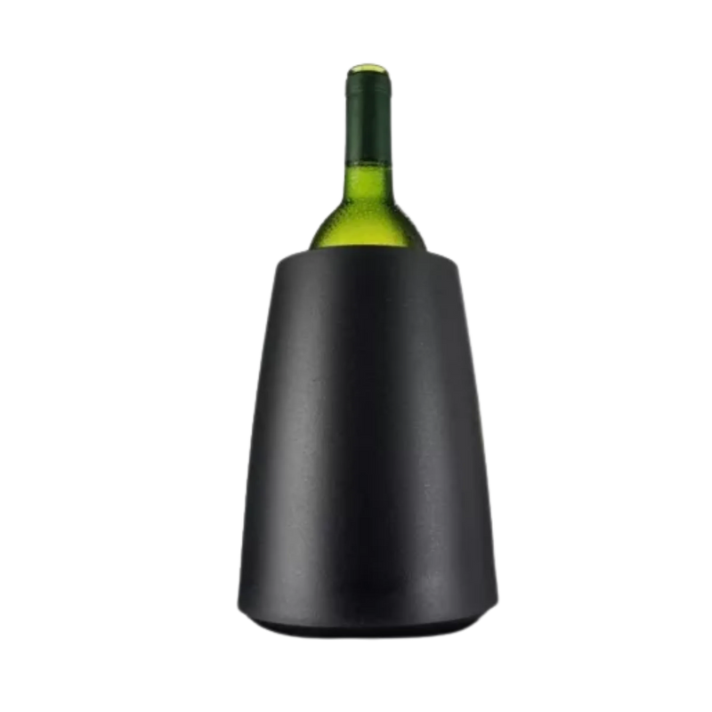 Vacu Vin - Borhűtő Elegant Fekete Hűtő Mandzettával