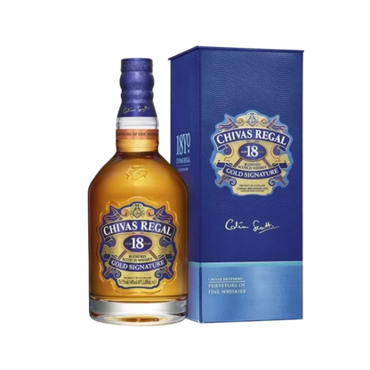 Chivas Regal -  18 years Gold Signature Blended Scotch Whisky
