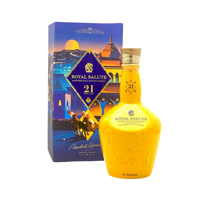 Chivas Regal - 21 years Royal Salute The Jodhpur Polo Edition Special Batch Whisky