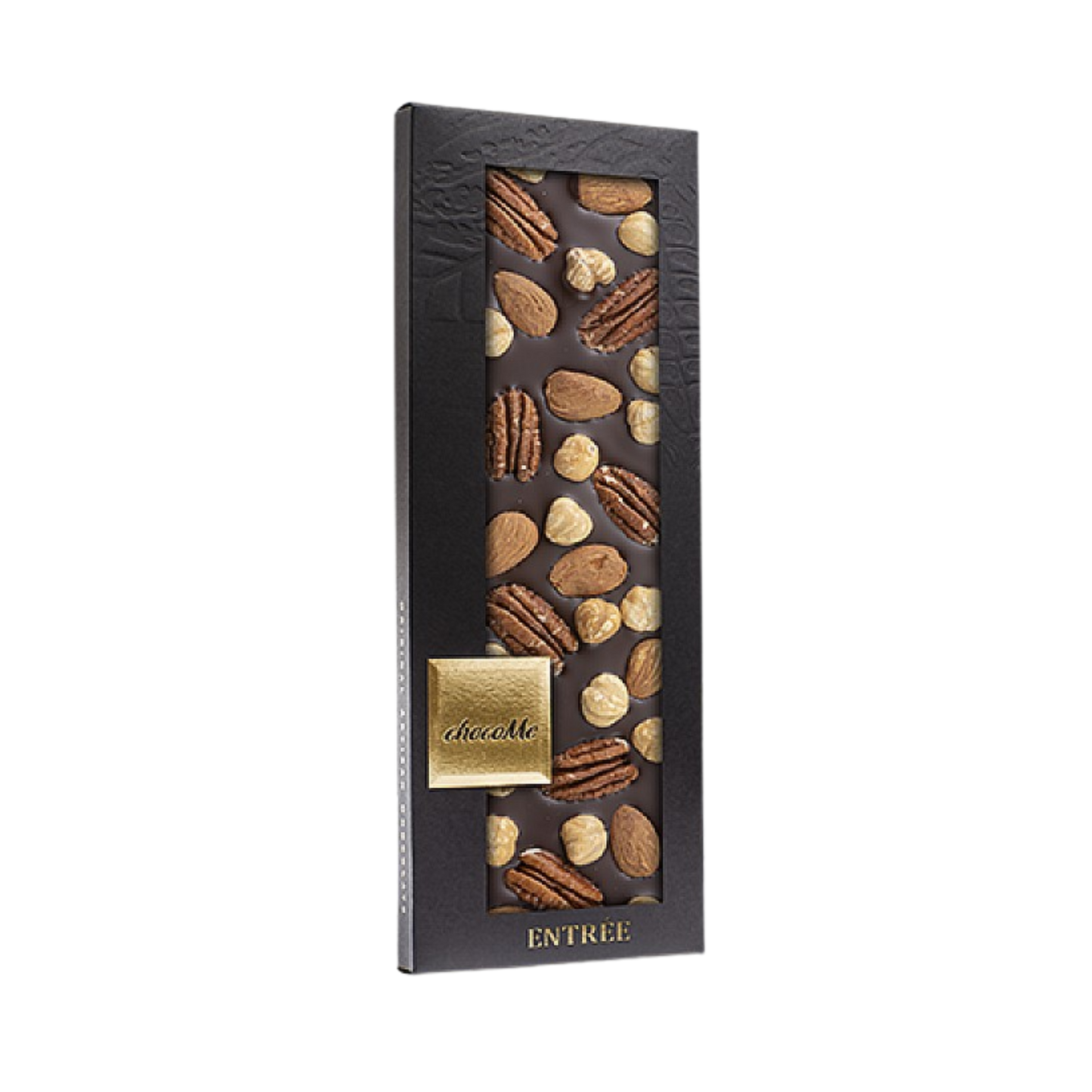 ChocoMe - Valrhona 66% étcsokoládé, Pekándió, Szicíliai mandula, Piemonte-i mogyoró