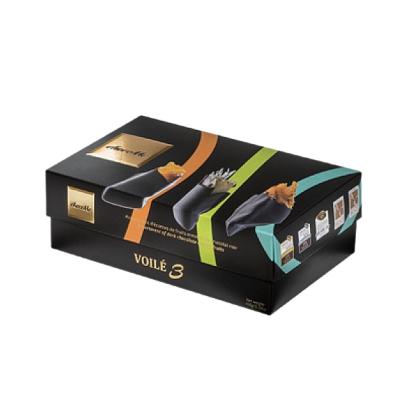 ChocoMe - Voilé - Étcsokoládéba mártott gyümölcs válogatás (3x50g)