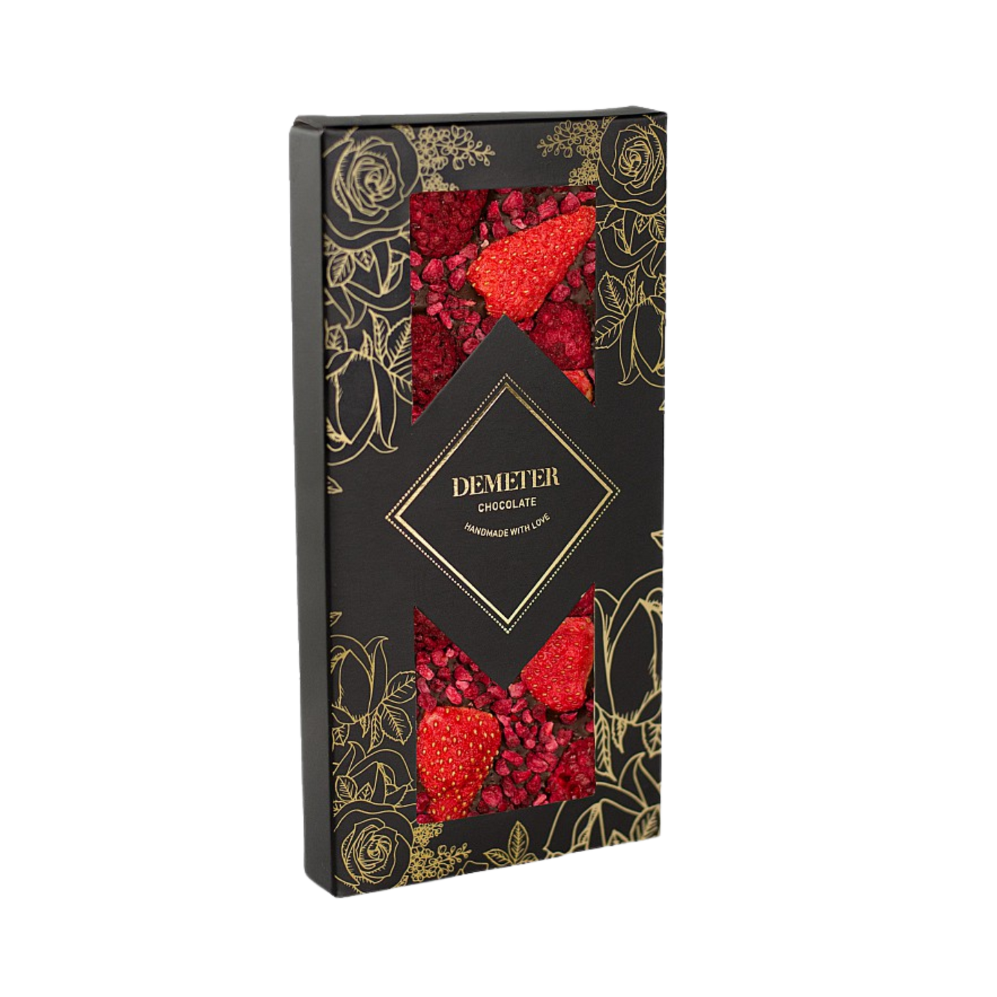 Demeter Chocolate - Étcsokoládé eperrel és málnával