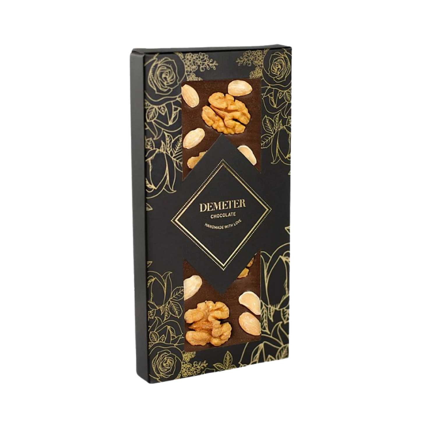 Demeter Chocolate - Dark Chocolate with Cinnamon, Toasted Walnuts and Almonds