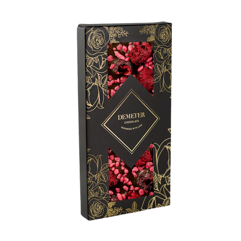 Demeter Chocolate - with sour cherry, raspberry and rose
