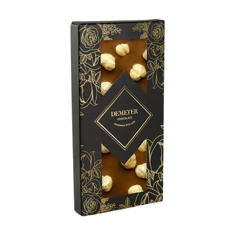 Demeter Chocolate - Milk chocolate with whole Piedmont hazelnuts