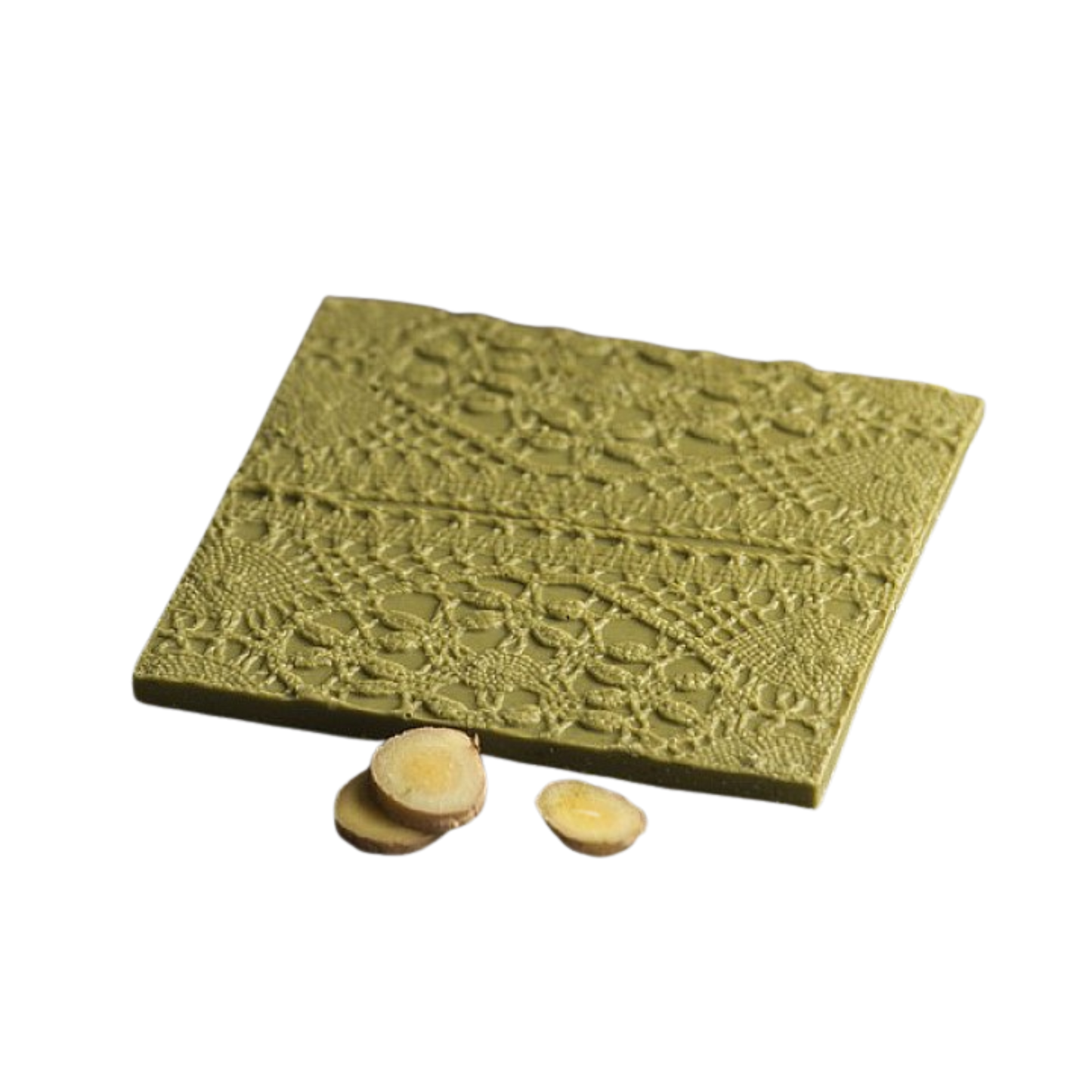 Fabric Chocolate - White chocolate with Japanese green tea and ginger