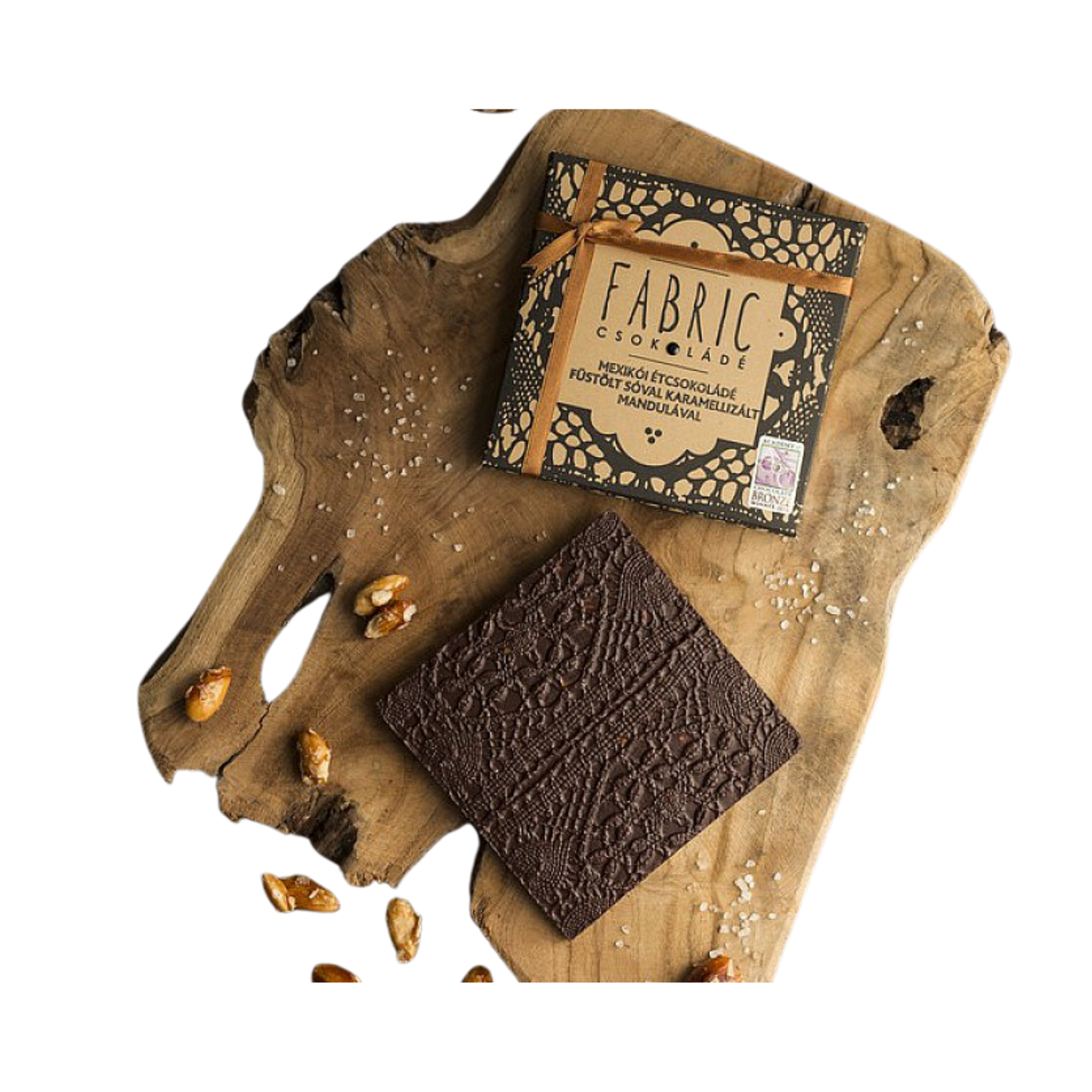 Fabric Chocolate - Mexikói étcsokoládé füstölt sóval karamellizált mandulával