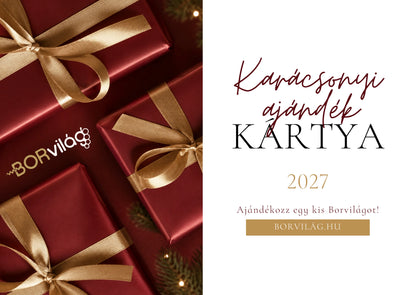 Karácsonyi Borvilág ajándékkártya