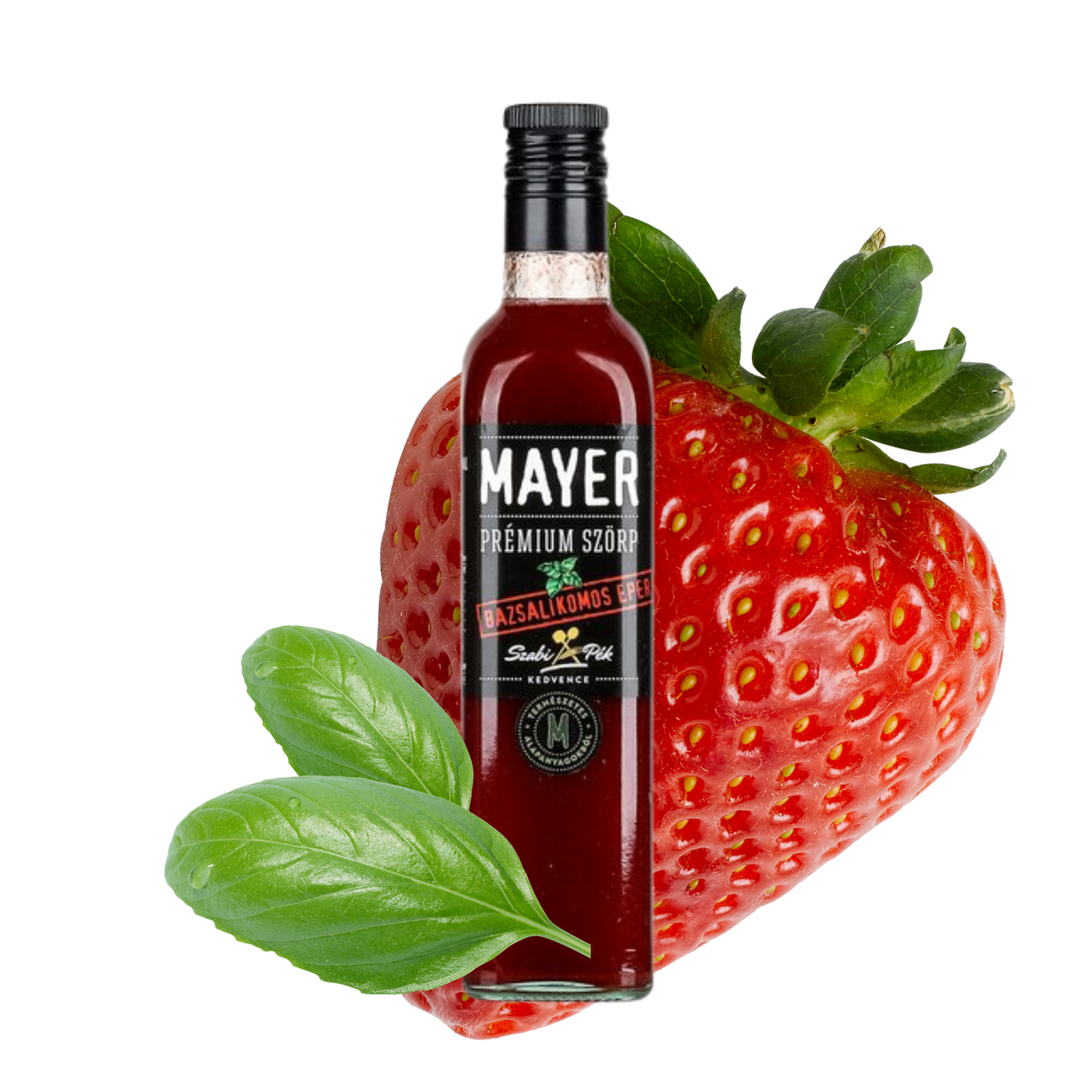 Mayer - Basil strawberry syrup