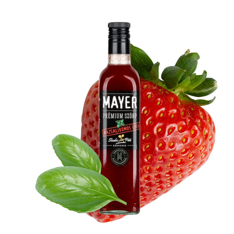 Mayer - Basil strawberry syrup