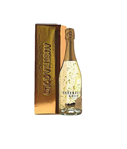 Österreich Gold (1,5 L) /aranypelyhes/ Pezsgő - díszdobozzal (száraz)