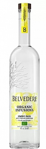 Belvedere Organic Infusions Lemon & Basil Vodka (0,7L 40%)