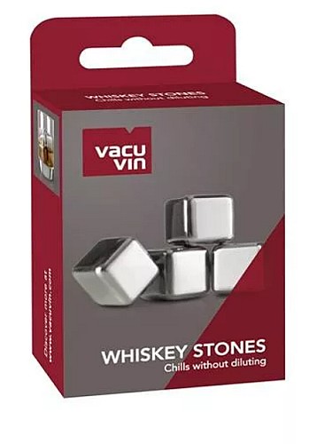 Vacu Vin Hűtő fémkocka whisky 4 db-os