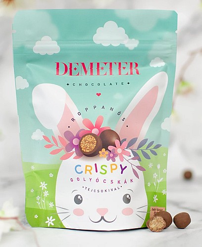 DemeterChocolate Húsvéti roppanós csokis crispy golyócskák