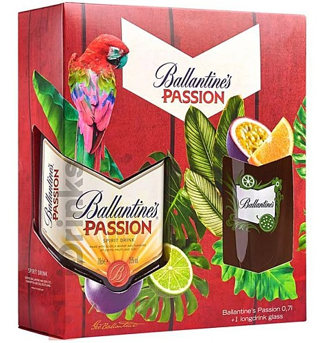 Ballantine's Whisky Passion DD.+ pohár (35%, 0,7 L)