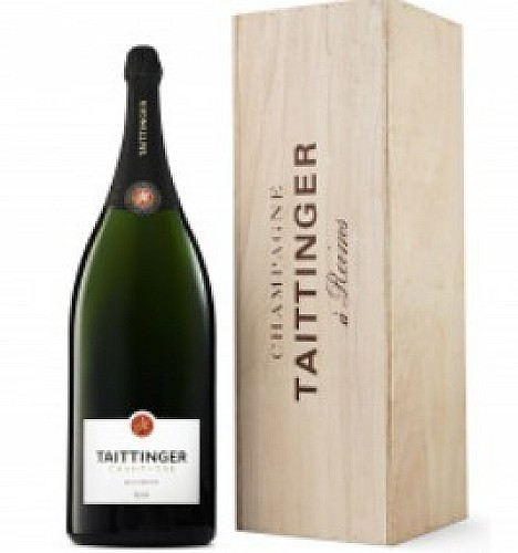 Taittinger Brut Reserve Mathusalem fa dobozban (6 L)