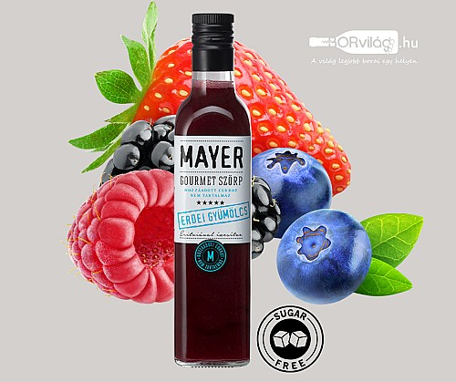 Mayer Cukormentes erdei gyümölcsszörp 0,5l