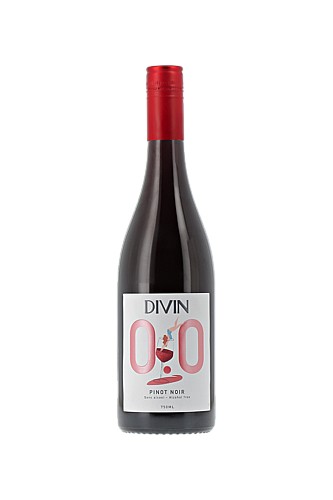 DIVIN Pinot Noir alkoholmentesített borból (96,5%) készült alkoholmentes ital (0,75 L)