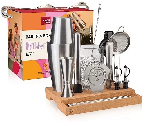Vacu Vin Koktél Szett (16 db-os) Cocktail Master - Bar In A Box