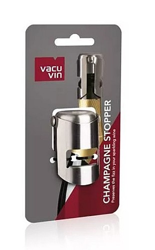 Vacu Vin Pezsgősüveg záró dugó inox, rozsdamentes acél pezsgődugó
