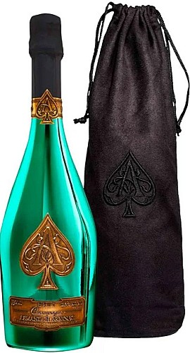 Armand De Brignac Brut Green Pezsgő - bársony zsákban (0,75 L) száraz