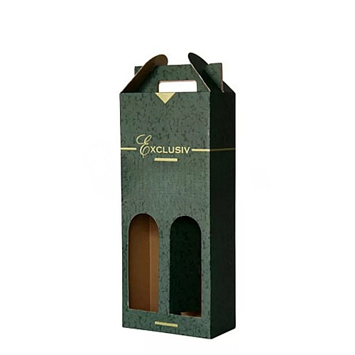 1paperbox EXCLUSIVE green for 2 bottles